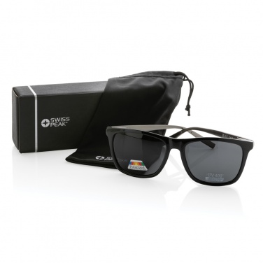Logotrade advertising products photo of: Swiss Peak RCS rplastic polarised sunglasses